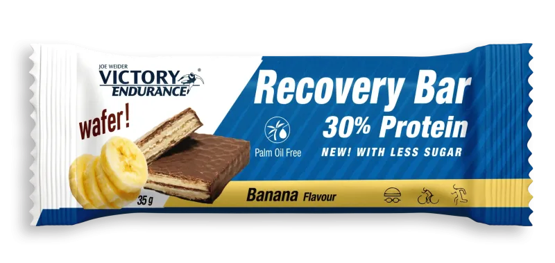 Baton proteic, WEIDER, Recovery Bar, banane, 35g — preț și oferte