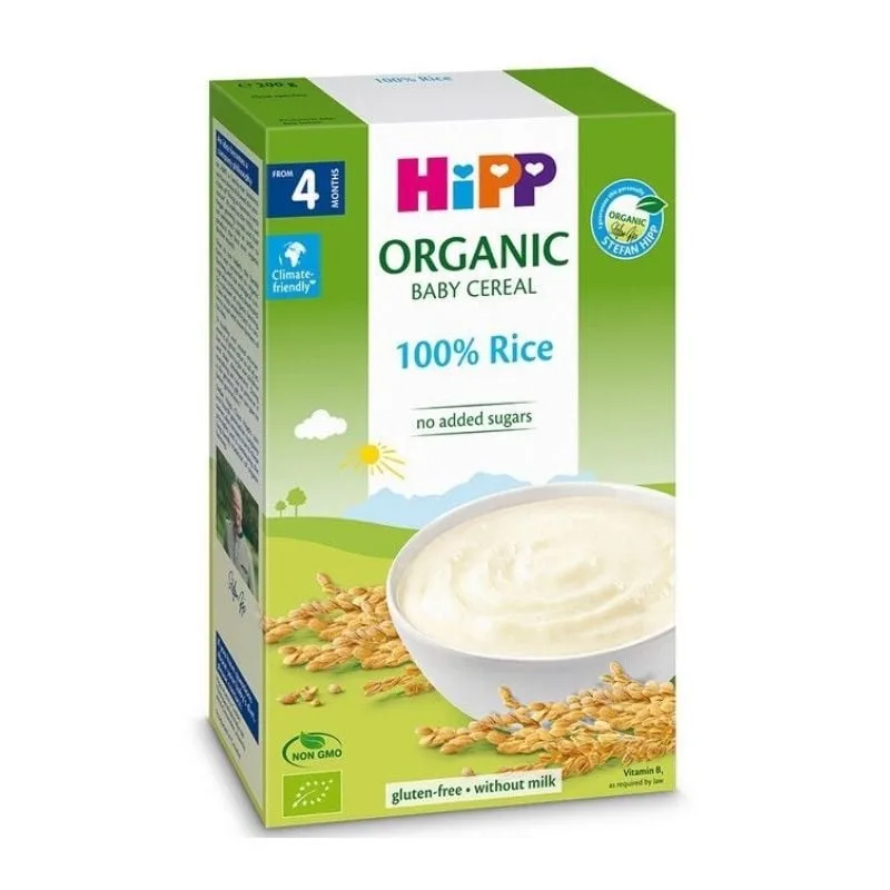 Cereale din orez Bio, +4 luni, 200 g, Hipp — preț și oferte