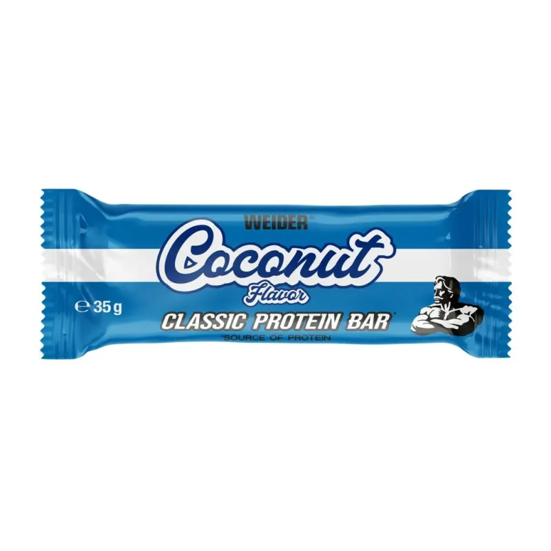 Baton proteic WEIDER Classic Bar, cocos, 35 g — preț și oferte