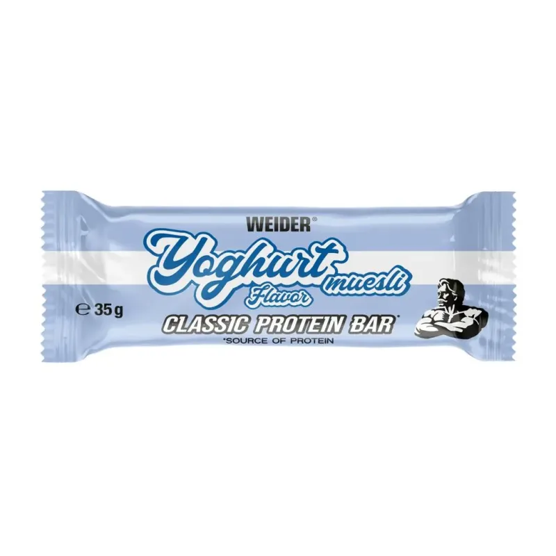 Baton proteic, Weider, Classic Bar, iaurt cu muesli, 35 g — preț și oferte