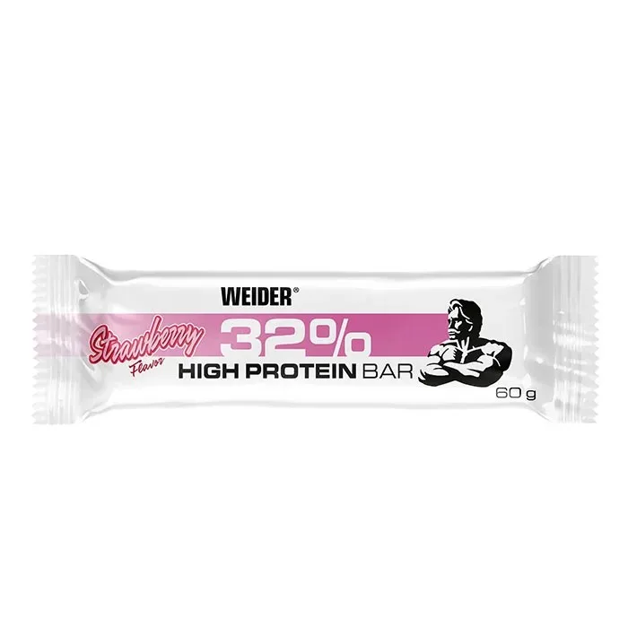 Baton proteic, Weider, 32% Protein, căpșuni, 60g — preț și oferte