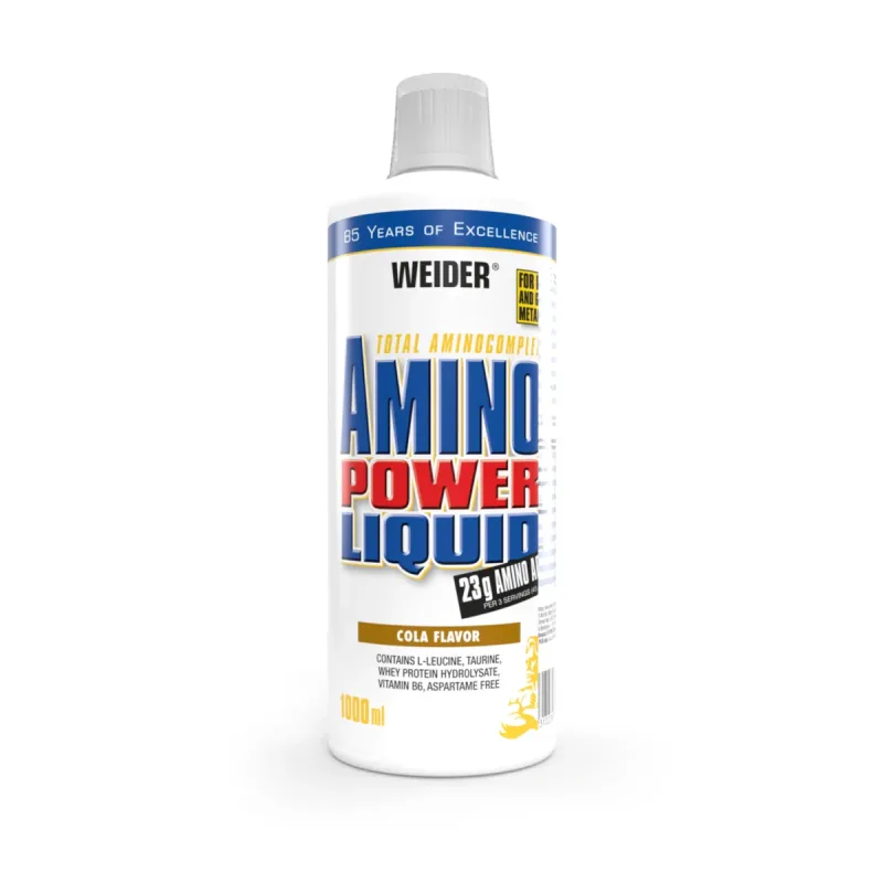 Aminoacizi lichizi, WEIDER, Amino Power Liquid, cola, 1L — preț și oferte