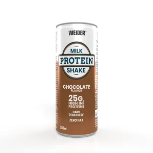Shake proteic low carb, WEIDER, ciocolată, 250 ml