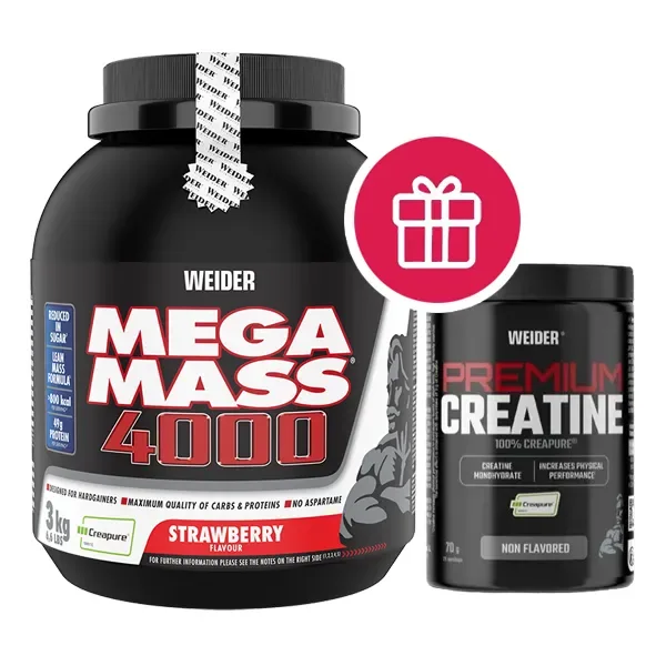 Supliment nutritiv Weider Mega Mass 4000, vanilie, 3 kg — preț și oferte
