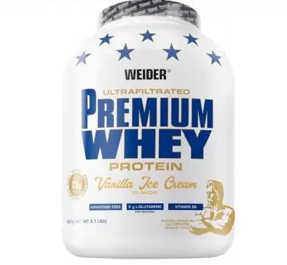 Izolat proteic din zer, Weider, Premium Whey, vanilie, 2,3 kg — preț și oferte