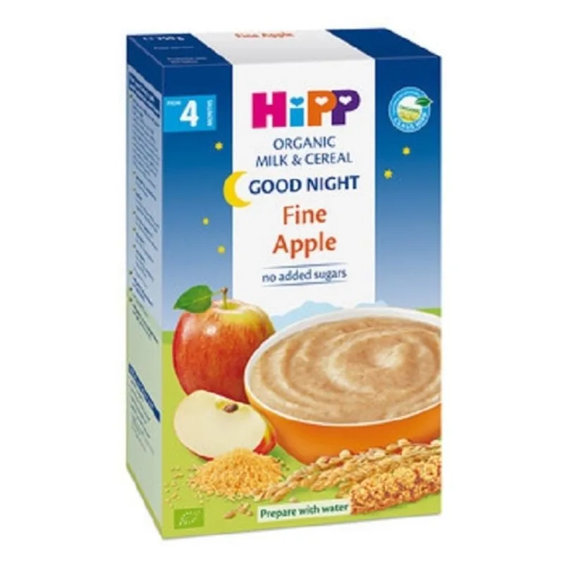 Cereale cu mar Noapte Buna, +4 luni, 250 g, Hipp — preț și oferte