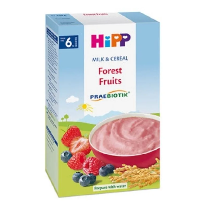 Hipp Cereale cu lapte și fructe de pădure, +6 luni, 250g — preț și oferte