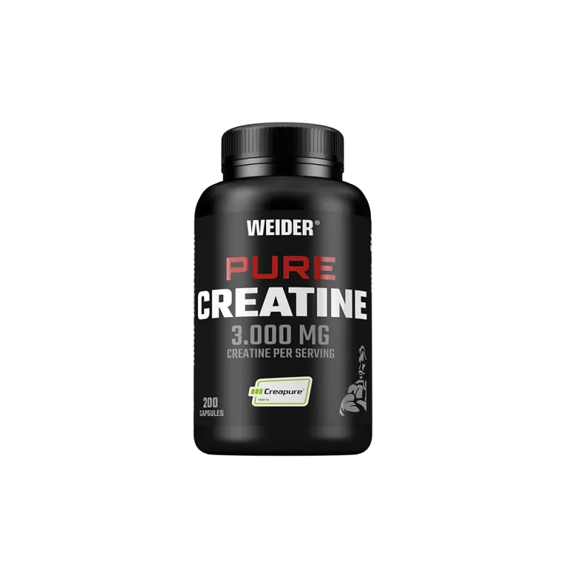 Creatină monohidrat, Weider, Pure Creatine, 200 capsule — preț și oferte