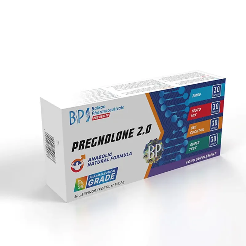 Supliment hormonal Balkan Pharma Pregnolone 2.0, 120 capsule Balkan Pharmaceuticals — preț și oferte