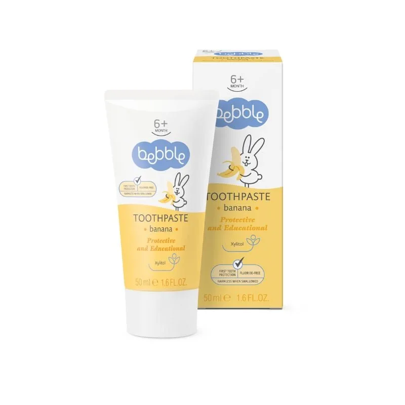 Pasta de dinti banana, 50 ml, Bebble — preț și oferte