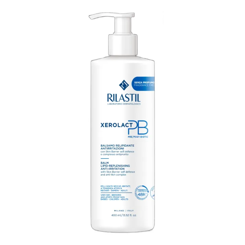Balsam pre/postbiotic antiiritaţii și refacere a lipidelor, Xerolact PB, 400ml, Rilastil — preț și oferte
