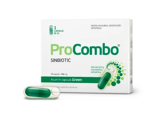 ProCombo – capsule pentru sanatatea stomacului – 10 cps — preț și oferte