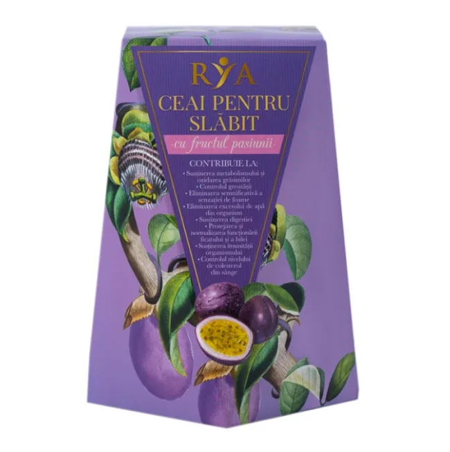 Ceai pentru slăbit, RYA, Fructul Pasiunii, 60g — preț și oferte