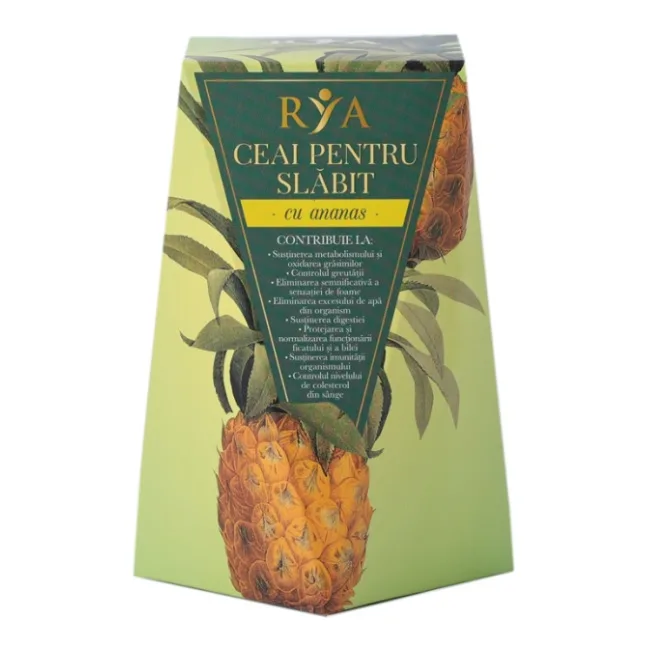 Ceai pentru slăbit, RYA, Ananas, 60g — preț și oferte
