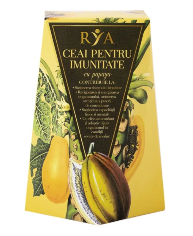 Ceai imunitate, RYA, Papaya, 60g — preț și oferte