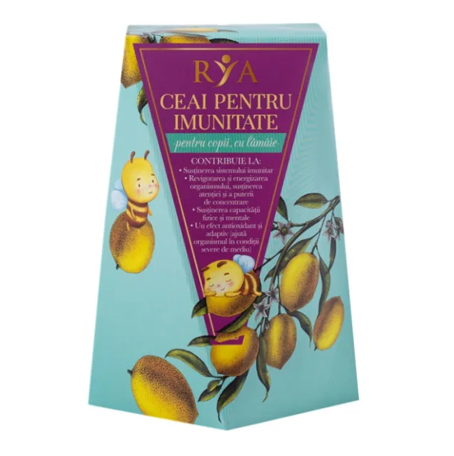 Ceai imunitate copii, RYA, lamaie, echinacea, 60g — preț și oferte