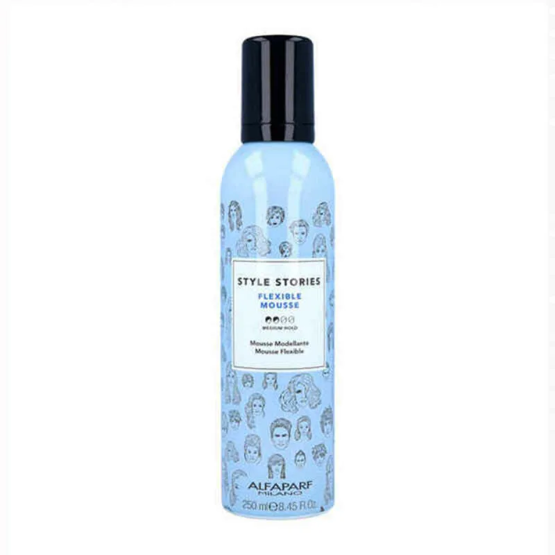 Spumă fixativă păr, Alfaparf Milano, Style Stories, fixare medie, 250 ml — preț și oferte