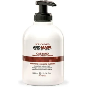 Masca colorantă, INEBRYA, Kromask Brown, culoare maro, 300 ml