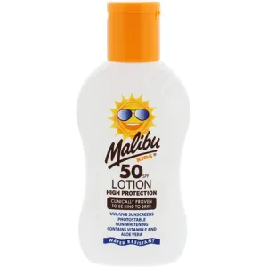 Lotiune protectie solara copii, Malibu, High Protection SPF 50, rezistenta la apa, 100 ml