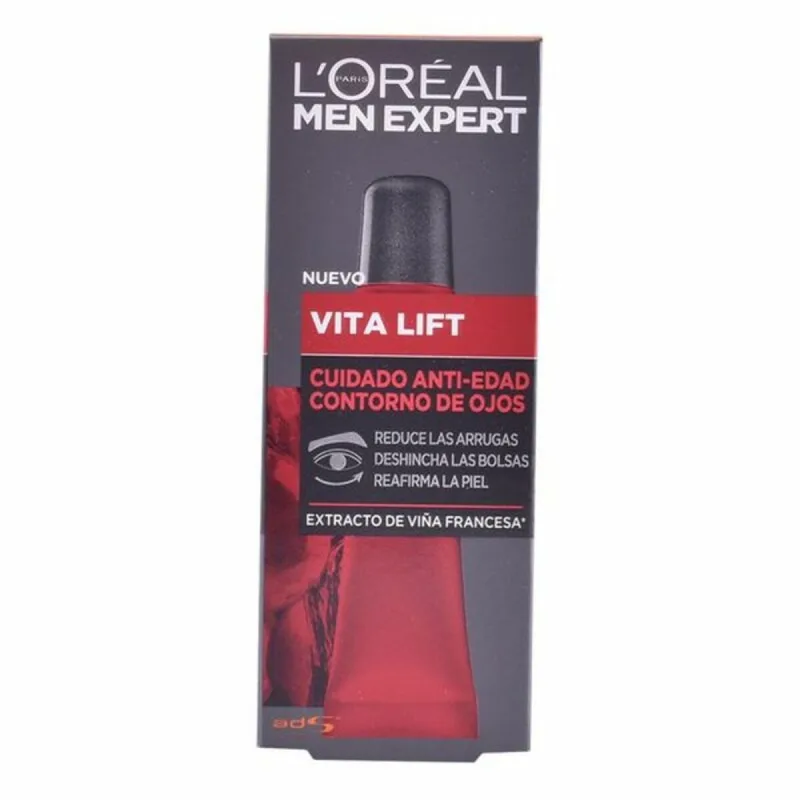 Cremă contur ochi, L'Oréal Paris Men Expert, Vitalift, 15 ml — preț și oferte