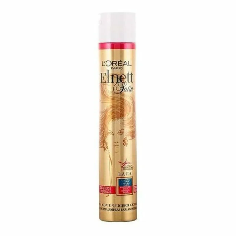 Spray fixativ, L'Oreal Elnett, Strong Hold pentru păr colorat, 400 ml — preț și oferte