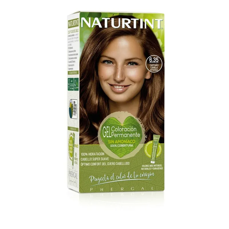 Vopsea de păr, Naturtint, 6.35, castaniu scorțișoară intens, 170 ml — preț și oferte
