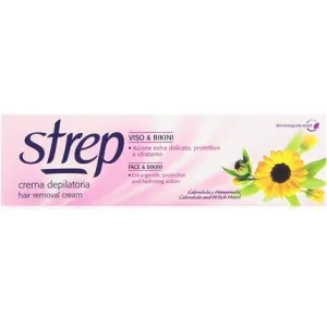 Cremă depilatoare, Strep, Față/Bikini, 75ml