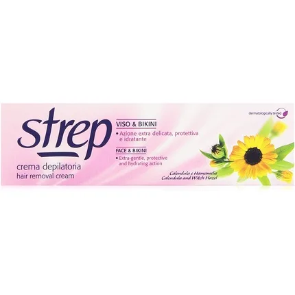 Cremă depilatoare, Strep, Față/Bikini, 75ml — preț și oferte