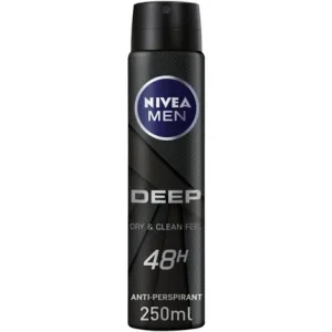 Deodorant spray, Nivea Men, Deep, 250 ml