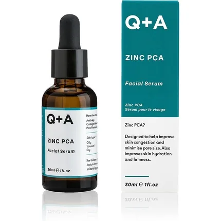 Ser facial, Q+A, Zinc PCA, minimizarea porilor, 30ml — preț și oferte