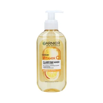 Gel de curățare facială, Garnier, Skin Naturals, cu vitamina C, 200 ml — preț și oferte
