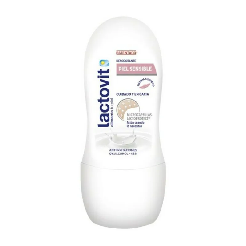 Deodorant roll-on, Lactovit, Sensitive, alb, 50 ml — preț și oferte