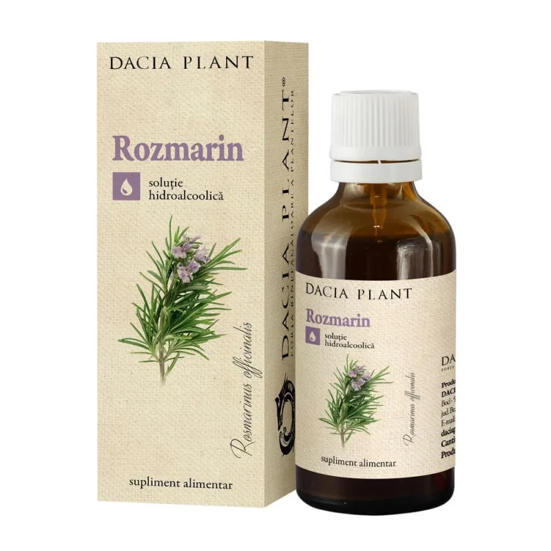 Tinctura de rozmarin, 50ml, Dacia Plant — preț și oferte
