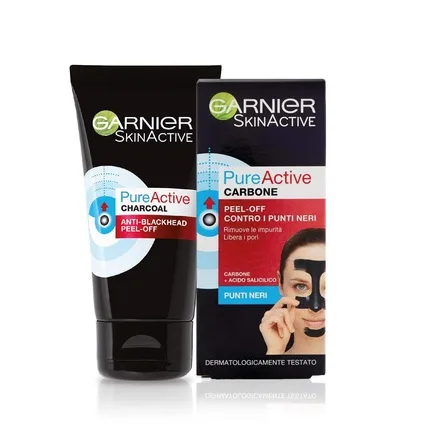 Masca Peel-Off, Garnier, puncte negre, T-Zone, 80g — preț și oferte