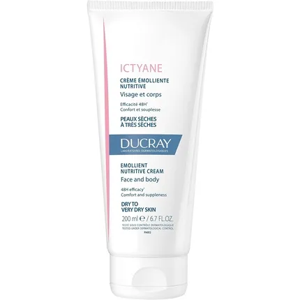 Cremă nutritiv-emolientă, Ducray, Ictyane, 200 ml — preț și oferte