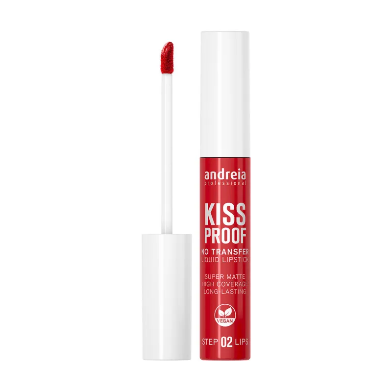 Ruj, Andreia Professional, Kiss Proof, roșu, 8 ml — preț și oferte