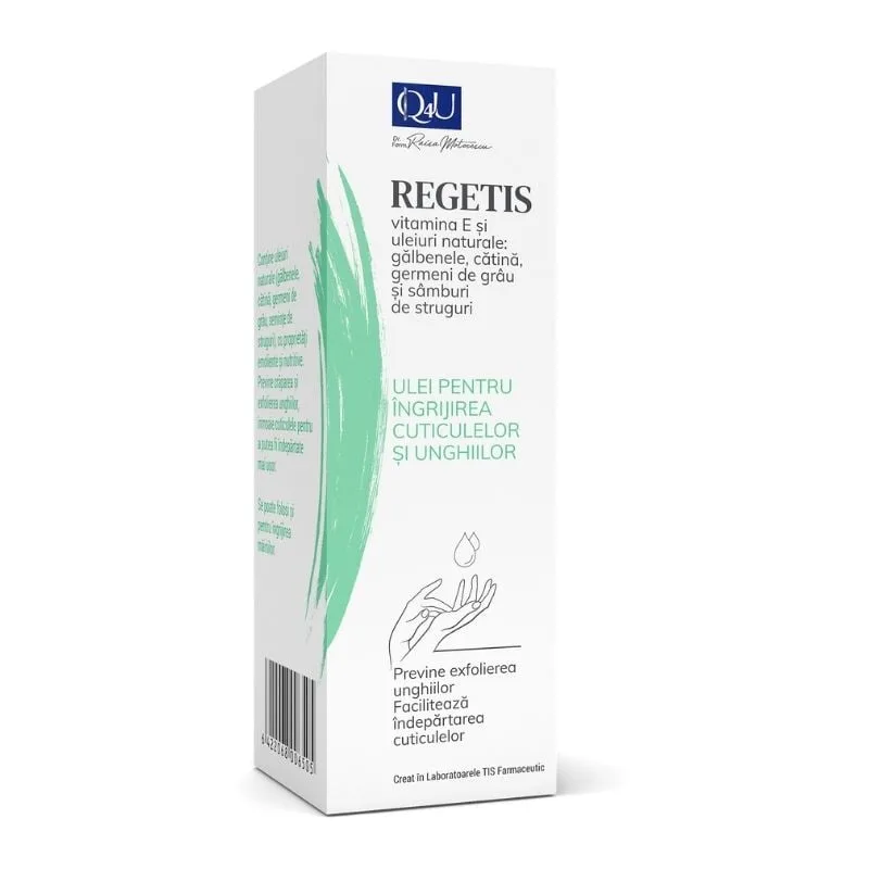Ulei pentru ingrijirea cuticulelor si unghiilor, Q4U, 25 ml, Tis Farmaceutic — preț și oferte