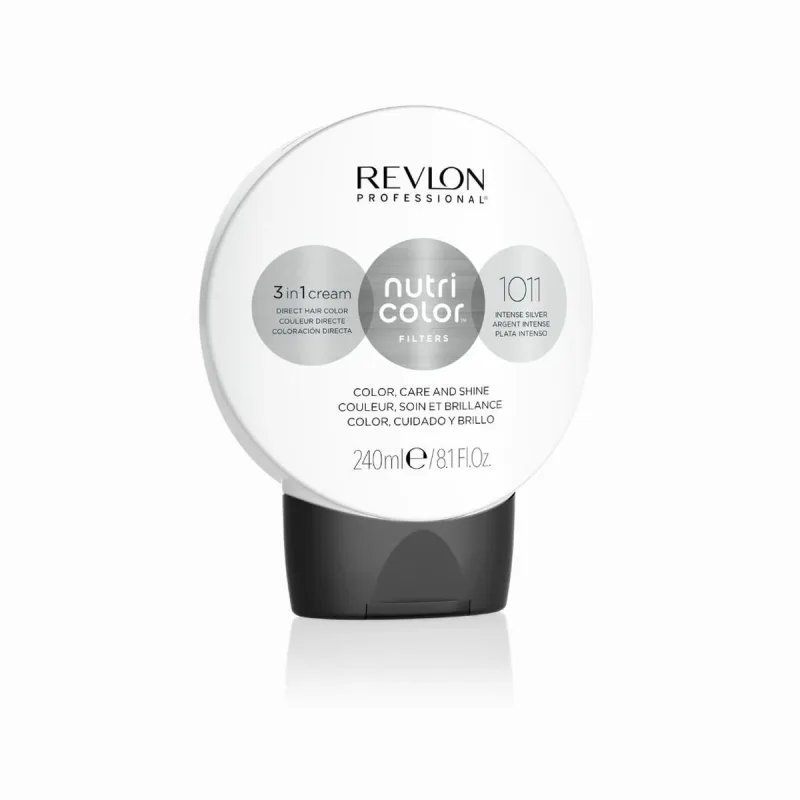 Vopsea permanentă păr, Revlon, Nutri Color Filters, argintiu intens, 240 ml — preț și oferte
