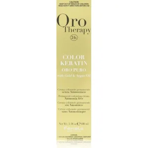 Vopsea păr, Fanola, Oro Therapy Colour Keratin, negru, 100ml