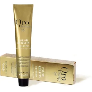 Vopsea de păr, Fanola, Oro Therapy, Keratină, auriu