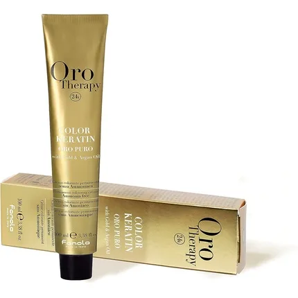 Vopsea de păr, Fanola, Oro Therapy, Keratină, auriu — preț și oferte