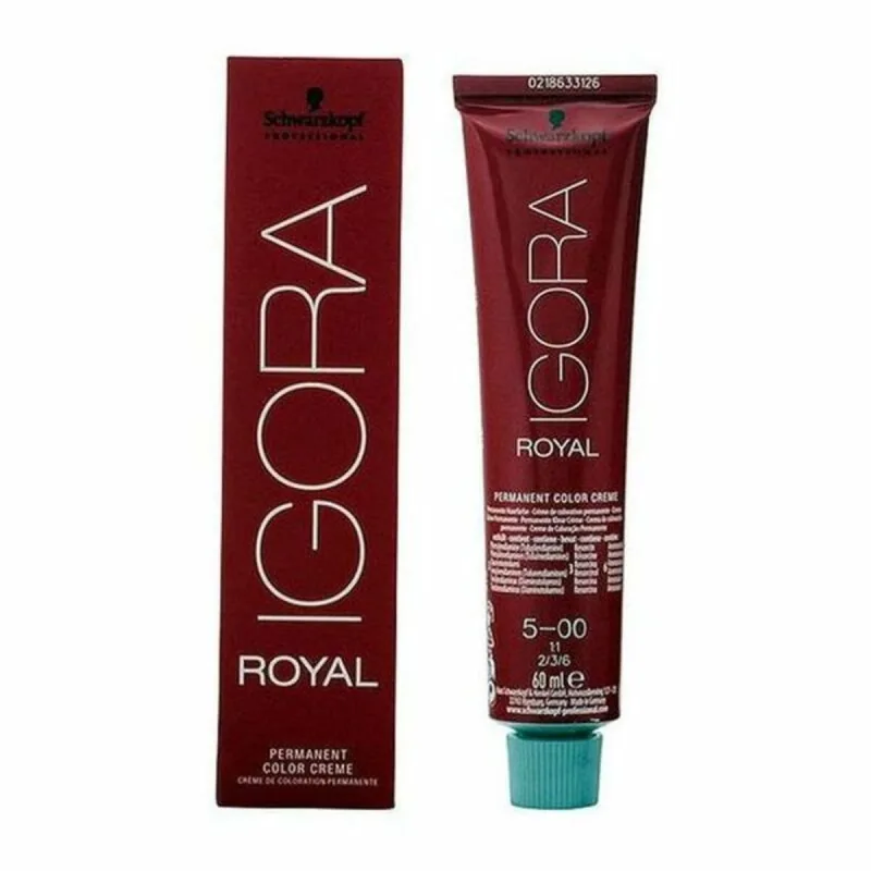 Vopsea de păr, Schwarzkopf, Igora Royal, 5-00 Light Brown Natural Extra, 60ml — preț și oferte