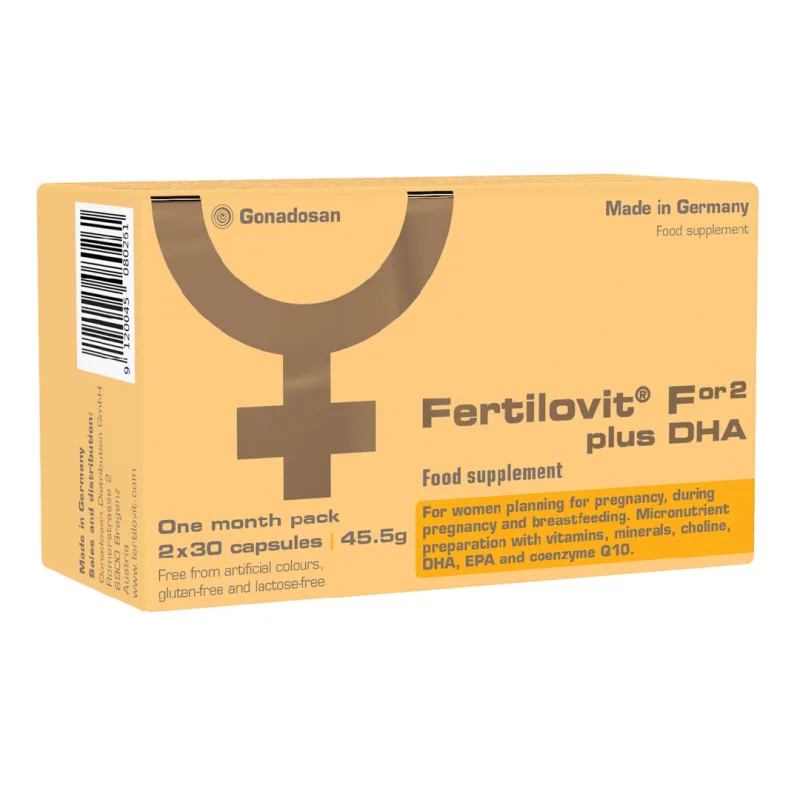 Fertilovit For2 plus DHA, 60 capsule, Gonadosan — preț și oferte