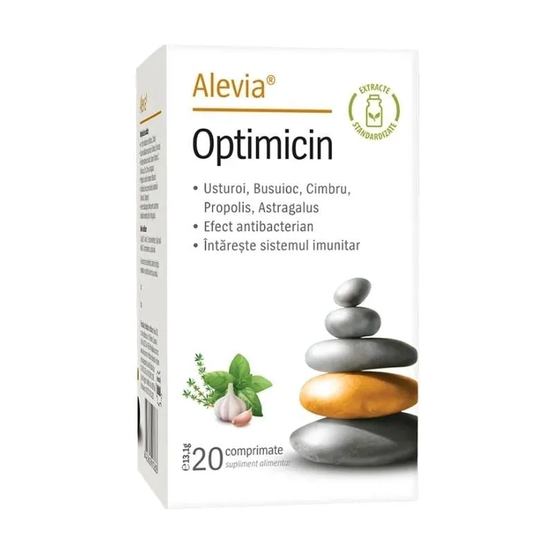 Optimicin, 20 comprimate, Alevia — preț și oferte