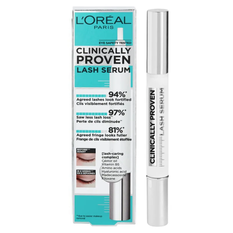 Serum gene și sprâncene, L'Oréal, Clinically Proven, transparent — preț și oferte