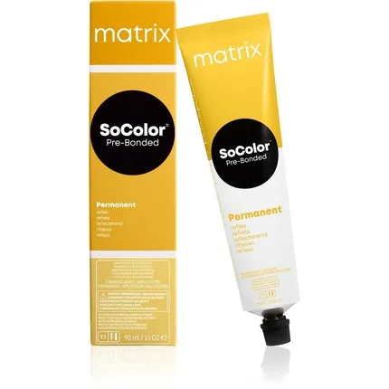 Crema colorantă păr, Matrix, SoColor Pre-Bonded, blond închis cupru-roșcat, 90ml — preț și oferte