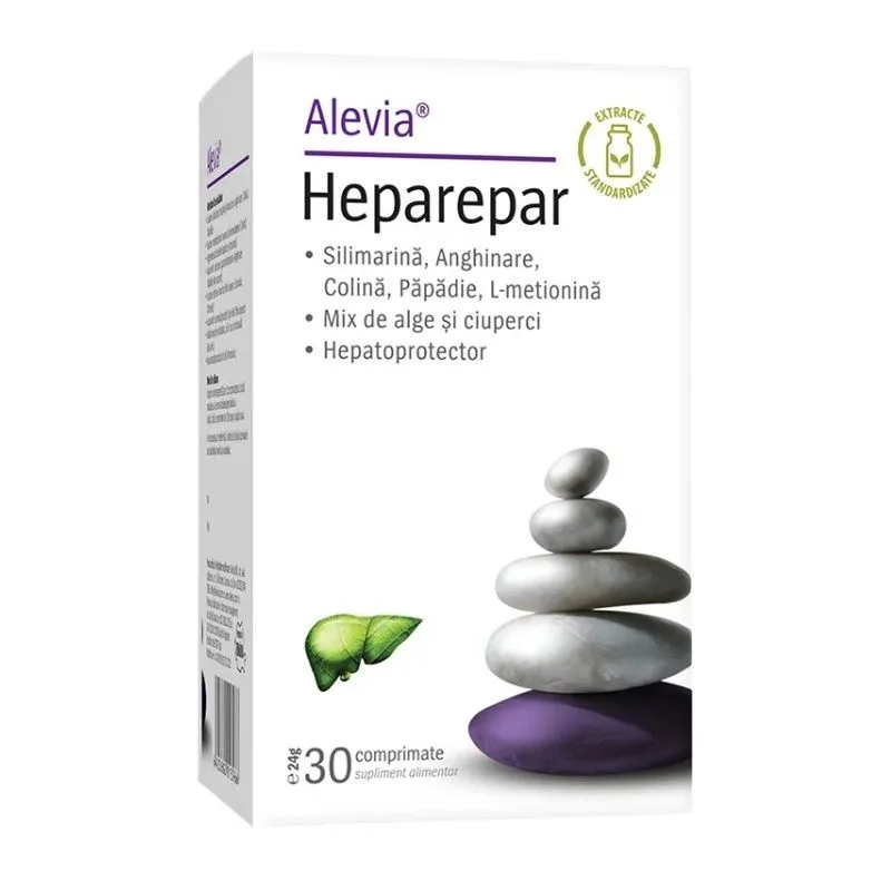 Heparepar, 30 capsule, Alevia — preț și oferte