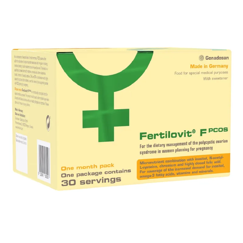 Fertilovit F PCOS, 30 portii, Gonadosan — preț și oferte