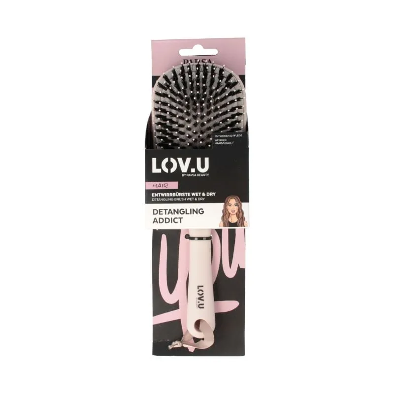 Perie de descurcat LOV.U, Wet&Dry, beige, 1 bucata, Parsa — preț și oferte