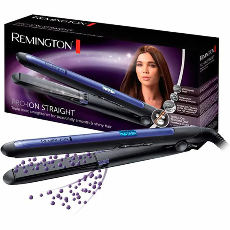 Îndreptător păr, Remington, model Negru, încălzire rapidă — preț și oferte